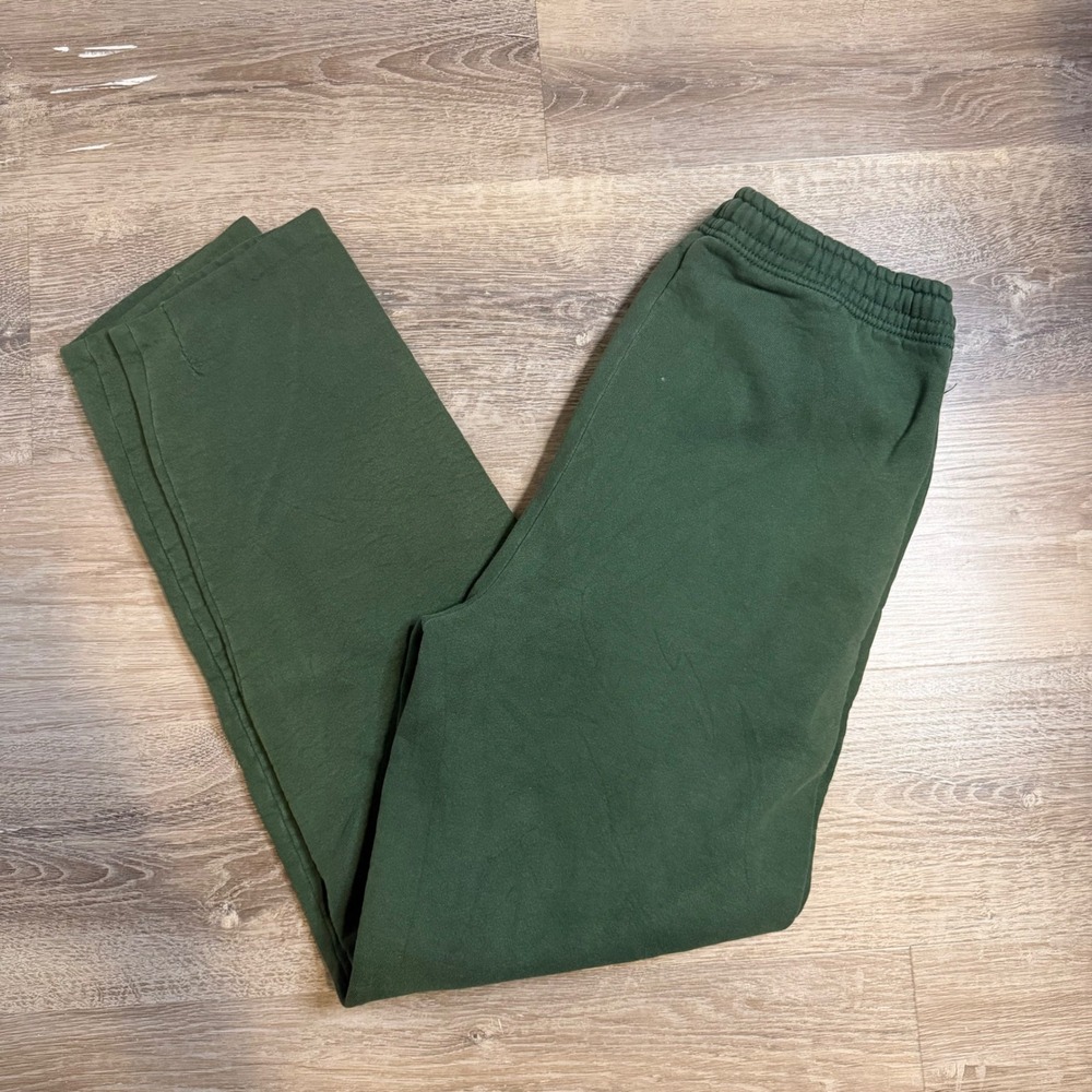 Vintage Munsingwear Forest Green Sweatpants Mens Large 90s Fleece Joggers